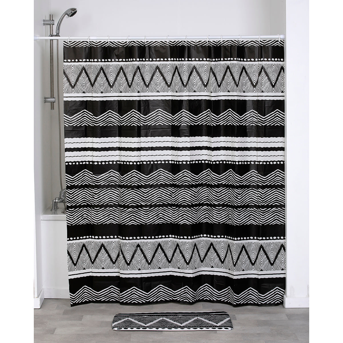 Perdea Duș PEVA 180X180 Cm - Tribal Lodge