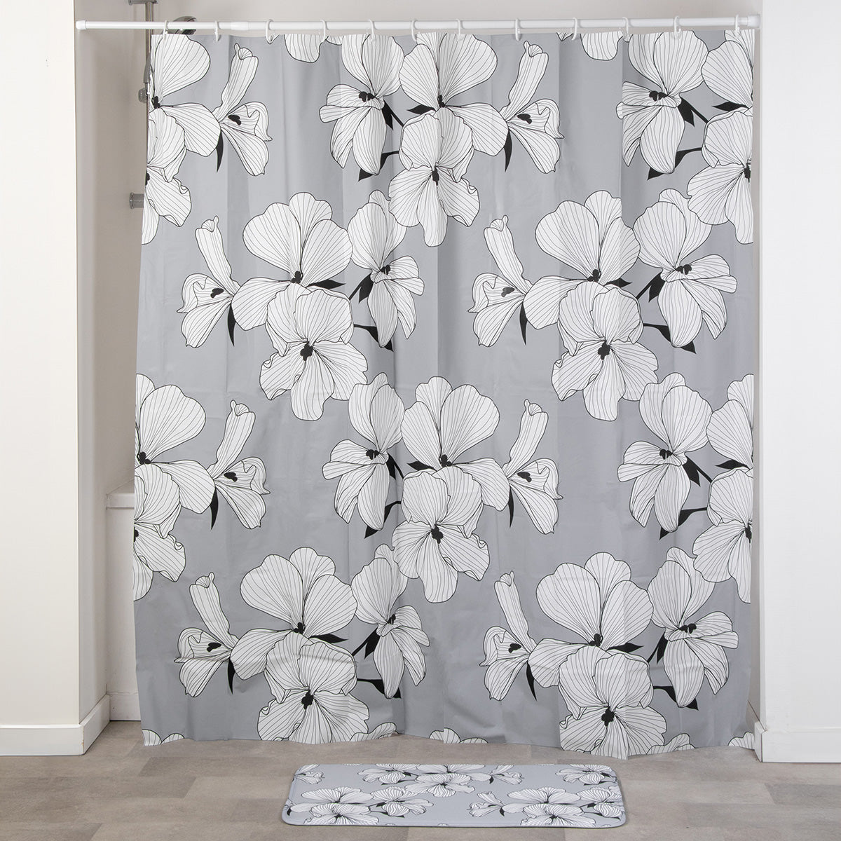 Perdea Duș EVA PE 180X200 CM - Grey Ecrin