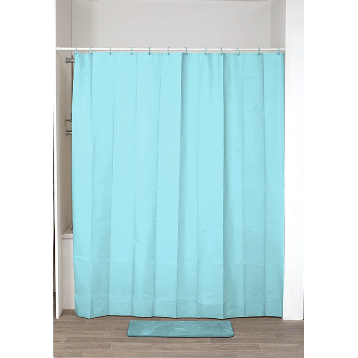 Perdea Duș PEVA 180x200 Cm - Verde Albastru