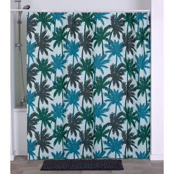 Perdea Duș PEVA 180x180 Cm + 12 Inele Albe Perdea - Moana
