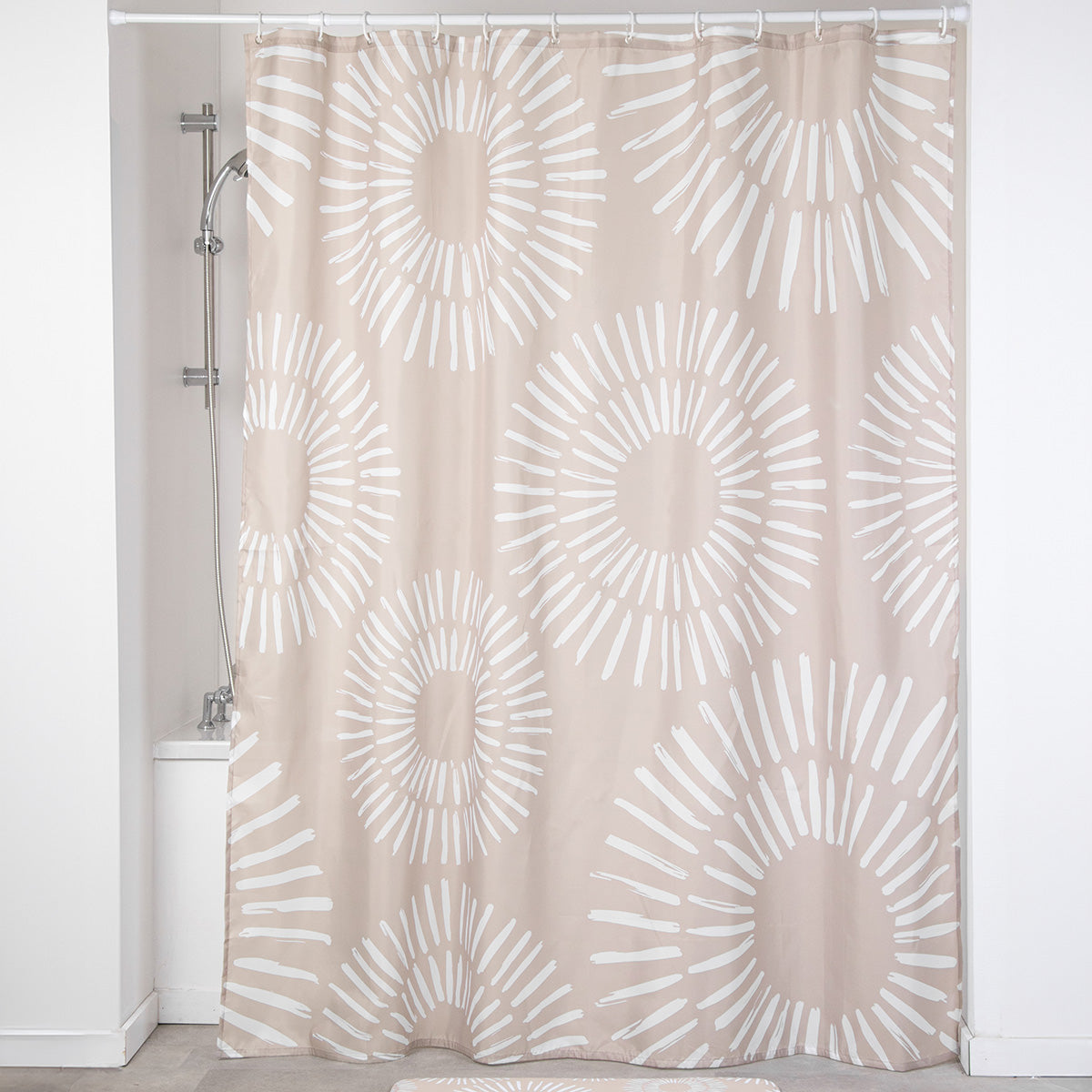 Perdea Duș Poliester 180X200 Cm - Ethnic Spirals