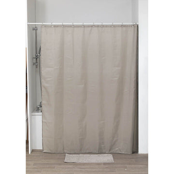 Perdea Duș Poliester 180x200 Cm + 12 Inele PP Perdea - Taupe