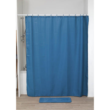 Perdea Duș Poliester Design Diamant 180x200 Cm - Albastru Păun