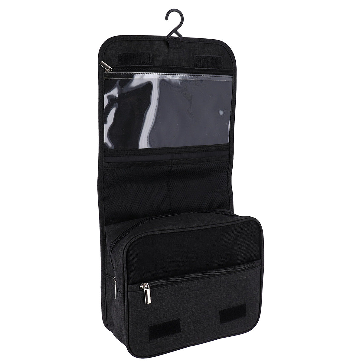 Geantă pentru Agățat cu Clapetă și Închidere cu Velcro Imprimat - Heather Black