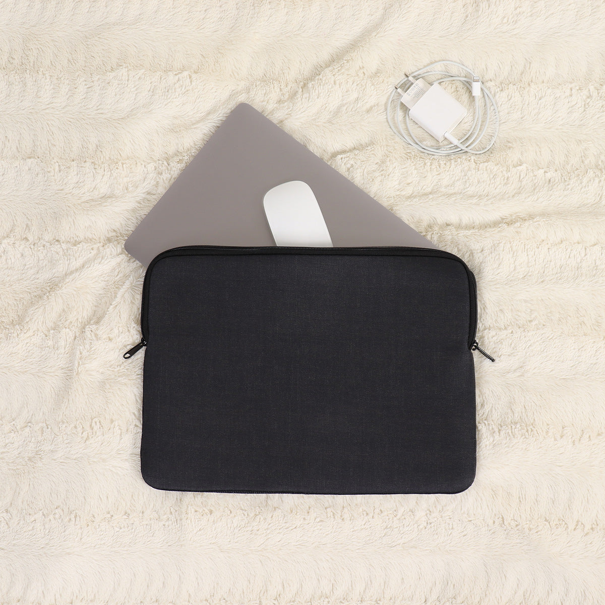 Geantă Imprimată pentru Laptop - Heather Black