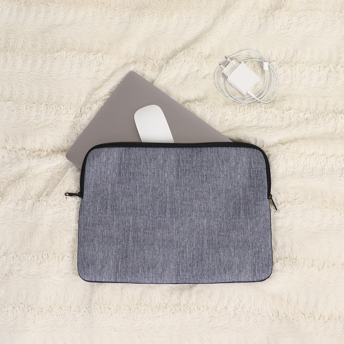 Geantă Imprimată pentru Laptop - Heather Grey