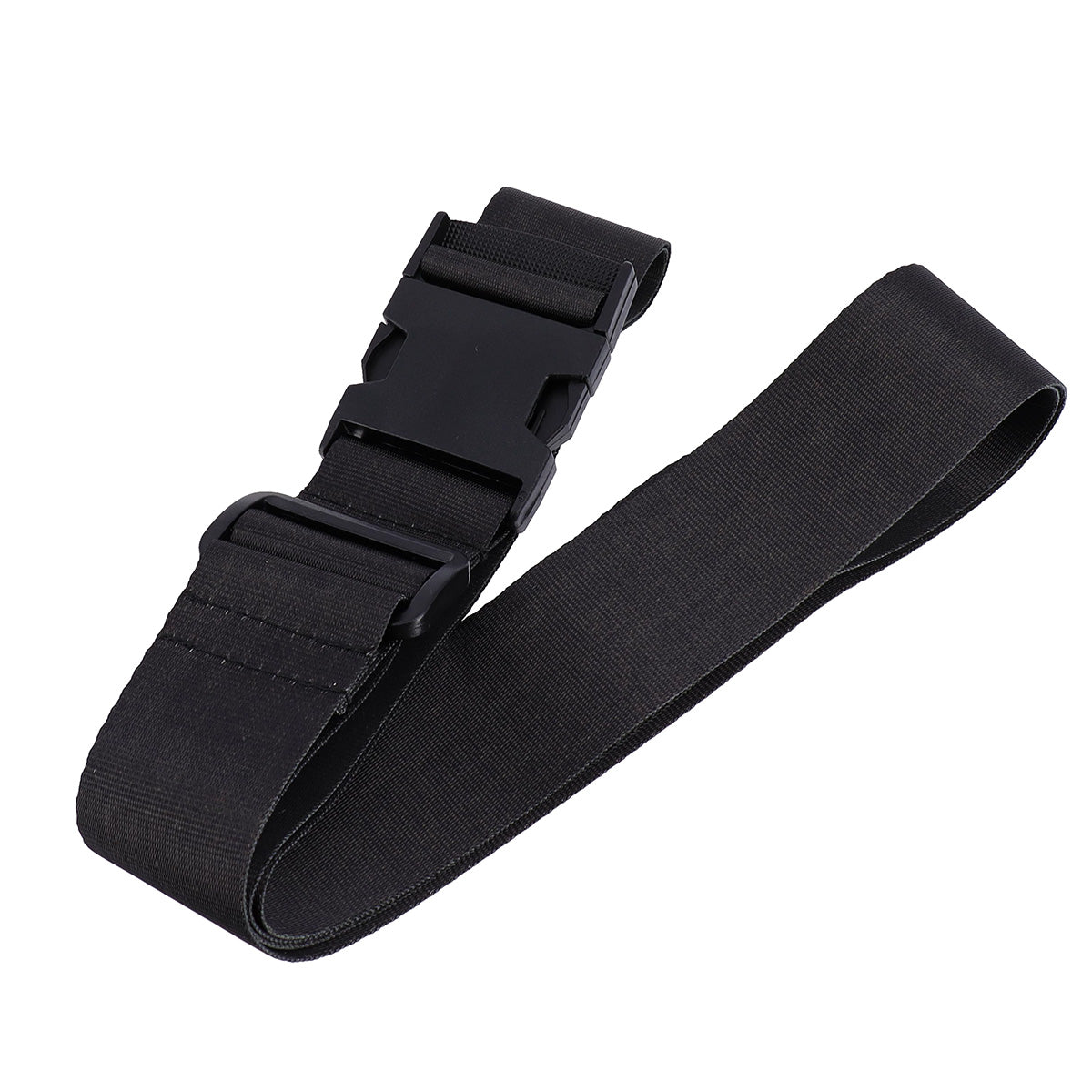 Bretea Reglabilă de Bagaj din Poliester Imprimat - Heather Black
