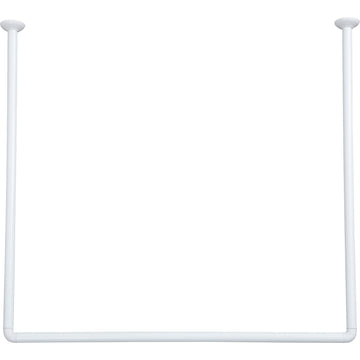 Bară De Aluminiu Colțară În Formă De U 80x80x80 Cm - Albă