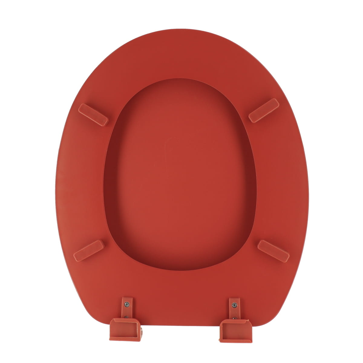 Capac de Toaletă cu Balamale din Plastic - Terracotta