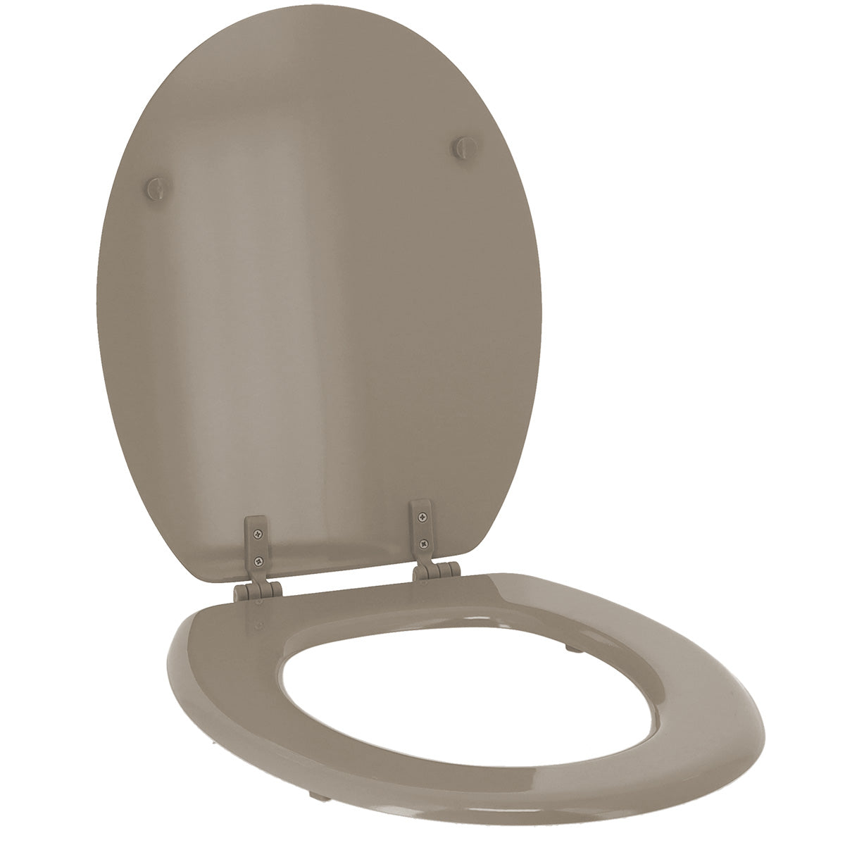 Capac toaletă 18'' cu balamale plastic - Taupe
