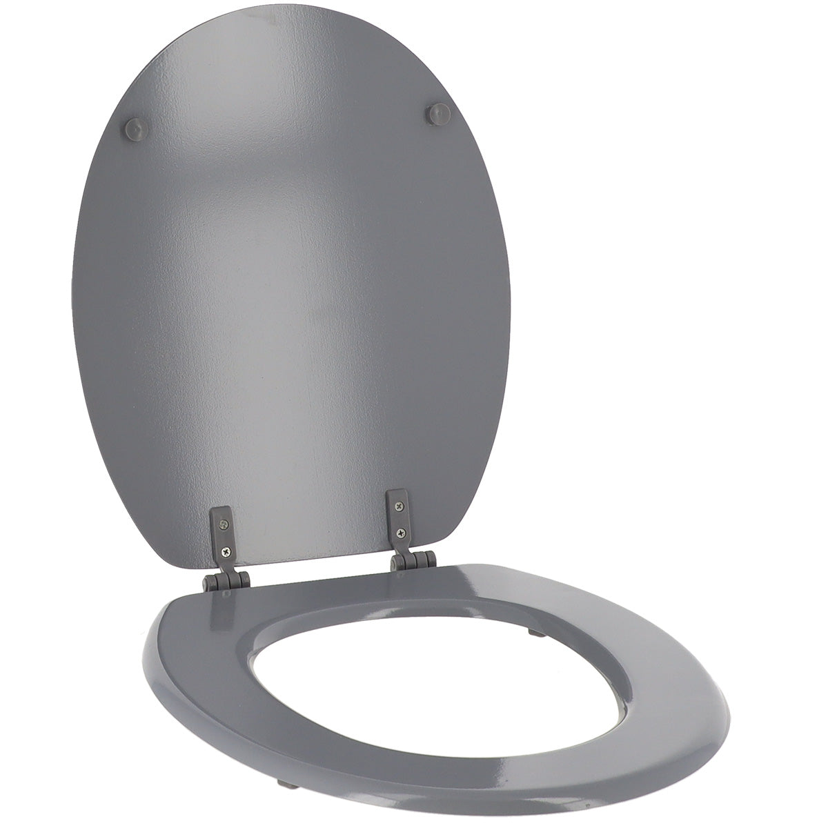 Capac toaletă MDF 18'' cu balamale plastic - Gri