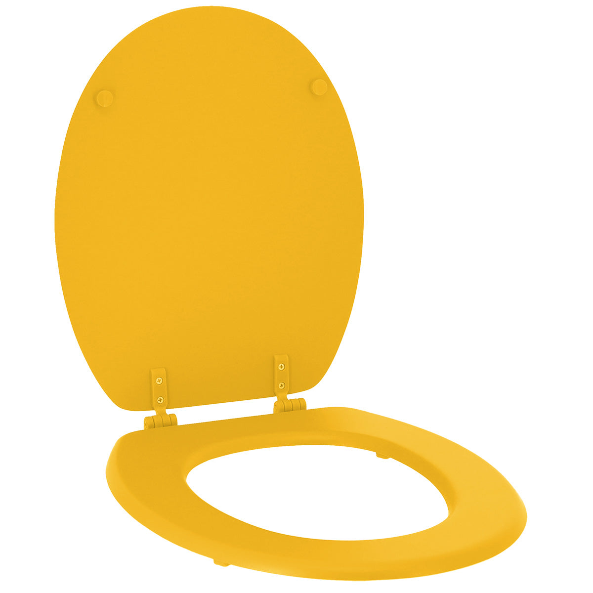 Capac de Toaletă din MDF  cu Balamale din Plastic - Mustar