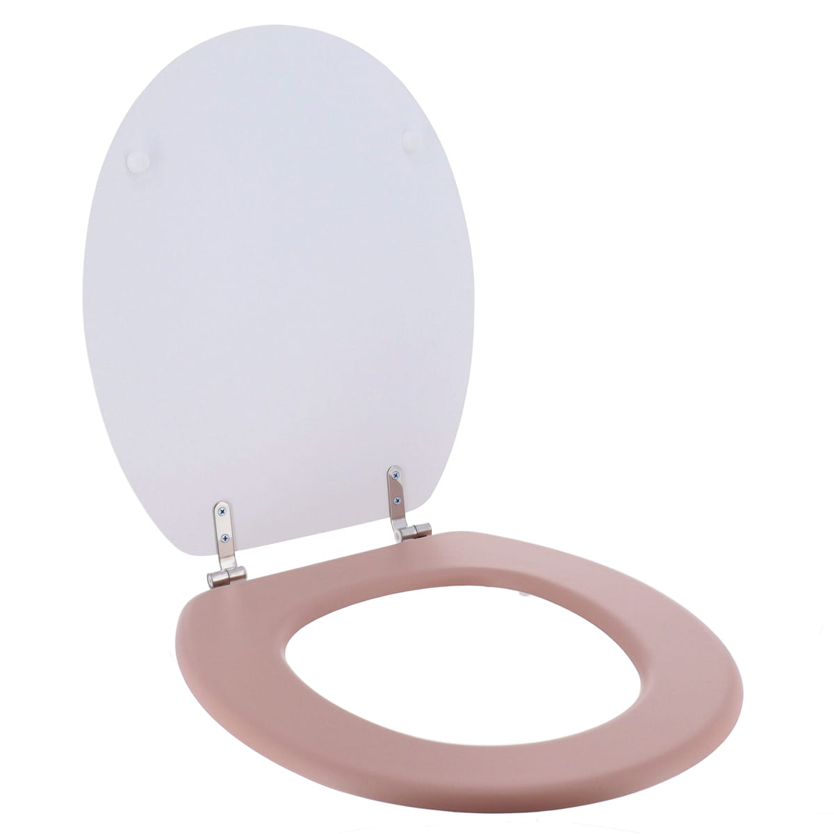 Capac de Toaletă cu Balamale din Oțel Inoxidabil - Pluma