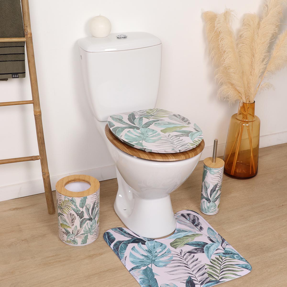Capac De Toaletă MDF 18 Inch Cu Balamale Din Oțel Inoxidabil - Jardin d'Hiver