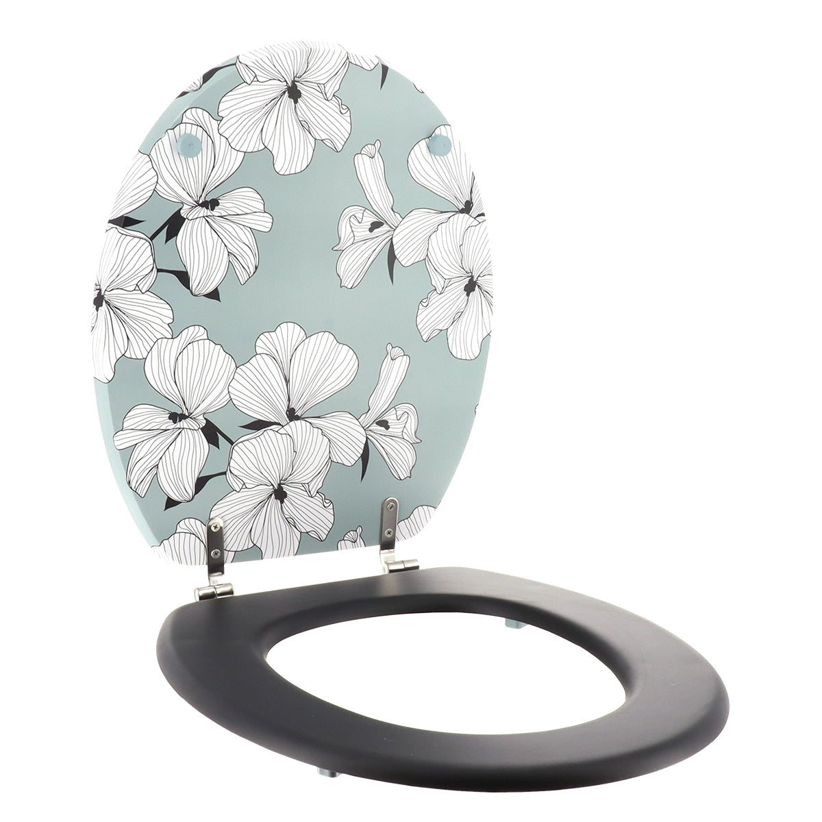 Capac De Toaletă MDF 18 Inch Cu Balamale Din Oțel Inoxidabil - Green Écrin