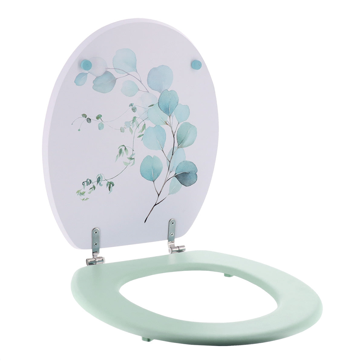 Capac De Toaletă MDF 18 Inch Cu Balamale Din Oțel Inoxidabil - Aquarelle