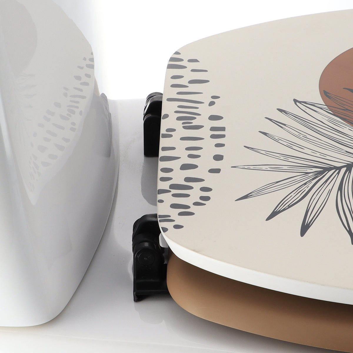 Capac toaletă MDF 18'' cu balamale plastic - Reconnect