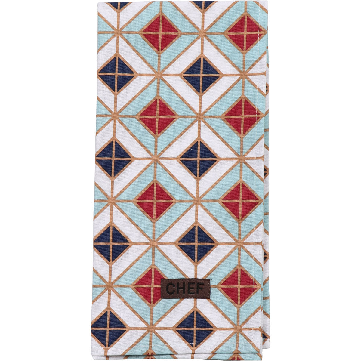 Prosop bucătărie chef geometric 50x70cm bumbac - Raspberry