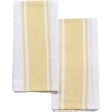 Set 2 prosoape bucătărie Lena 50x70cm bumbac/poliester - Galben