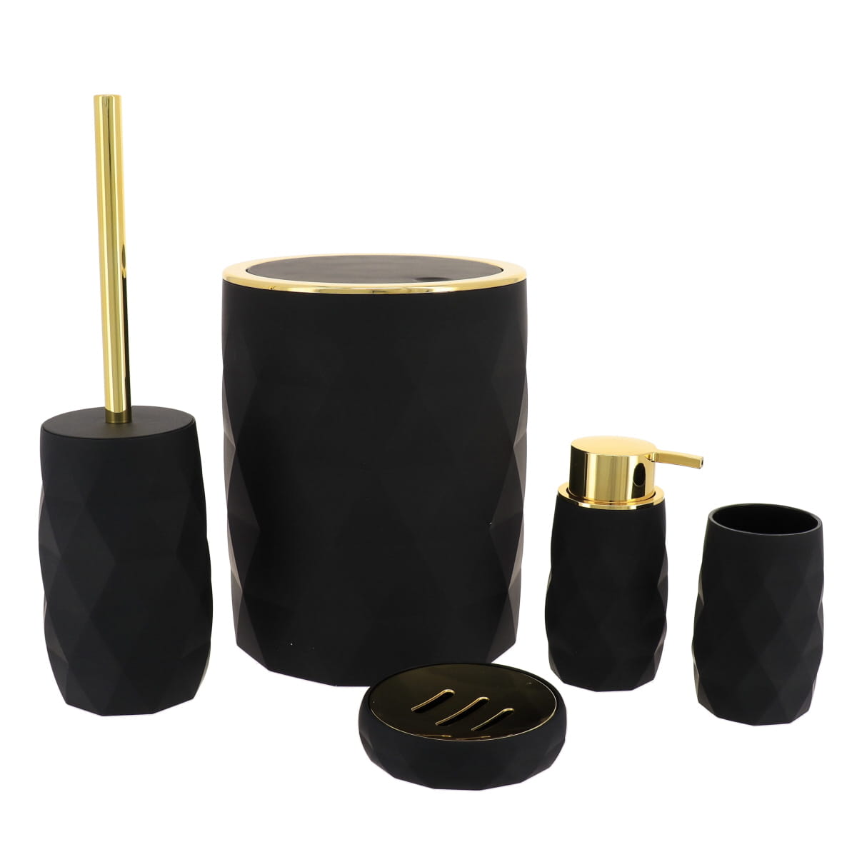 Pahar din ABS și Cauciuc - Negru, Design Modern și Durabil