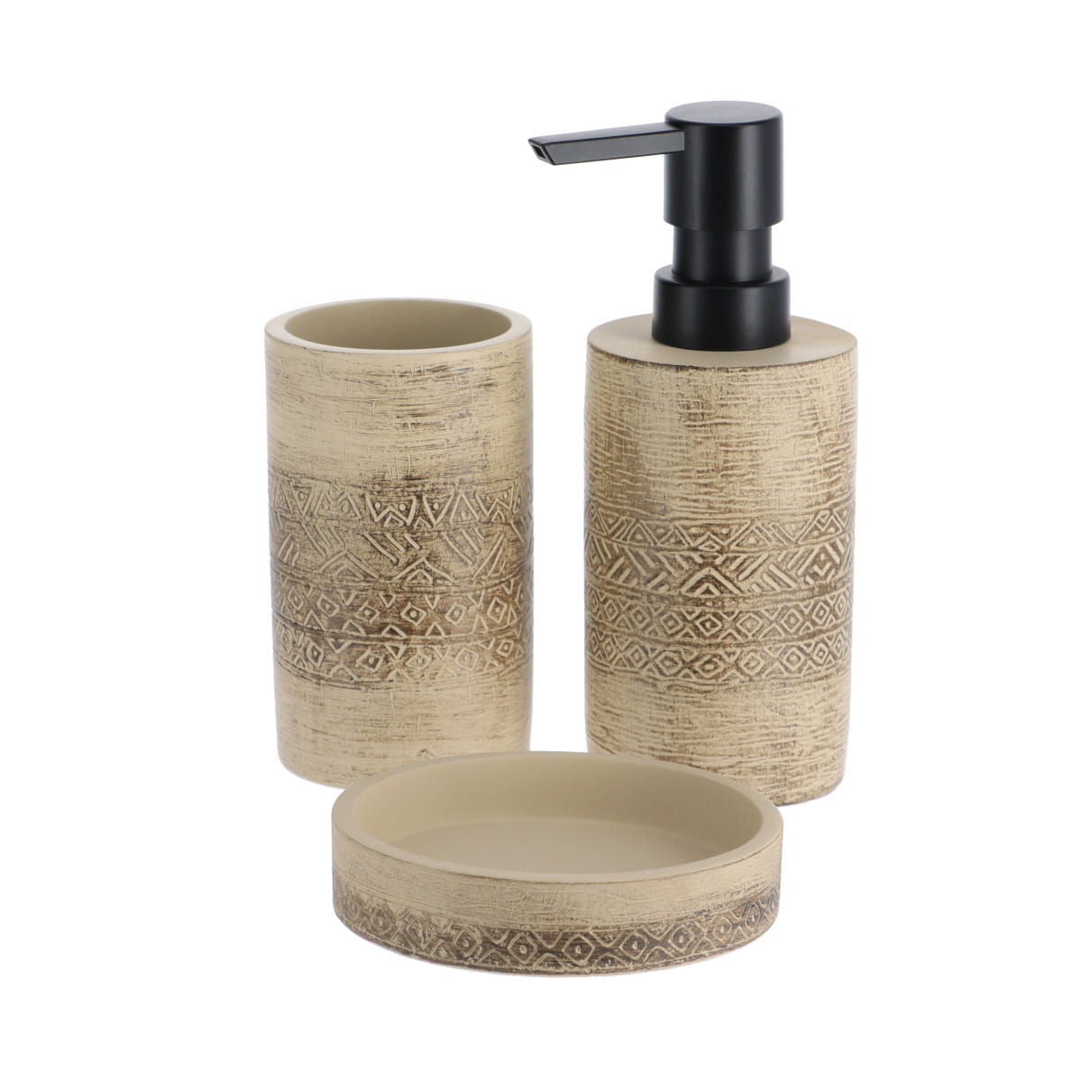 Dozator de Săpun din Ciment 160 ml - Natural