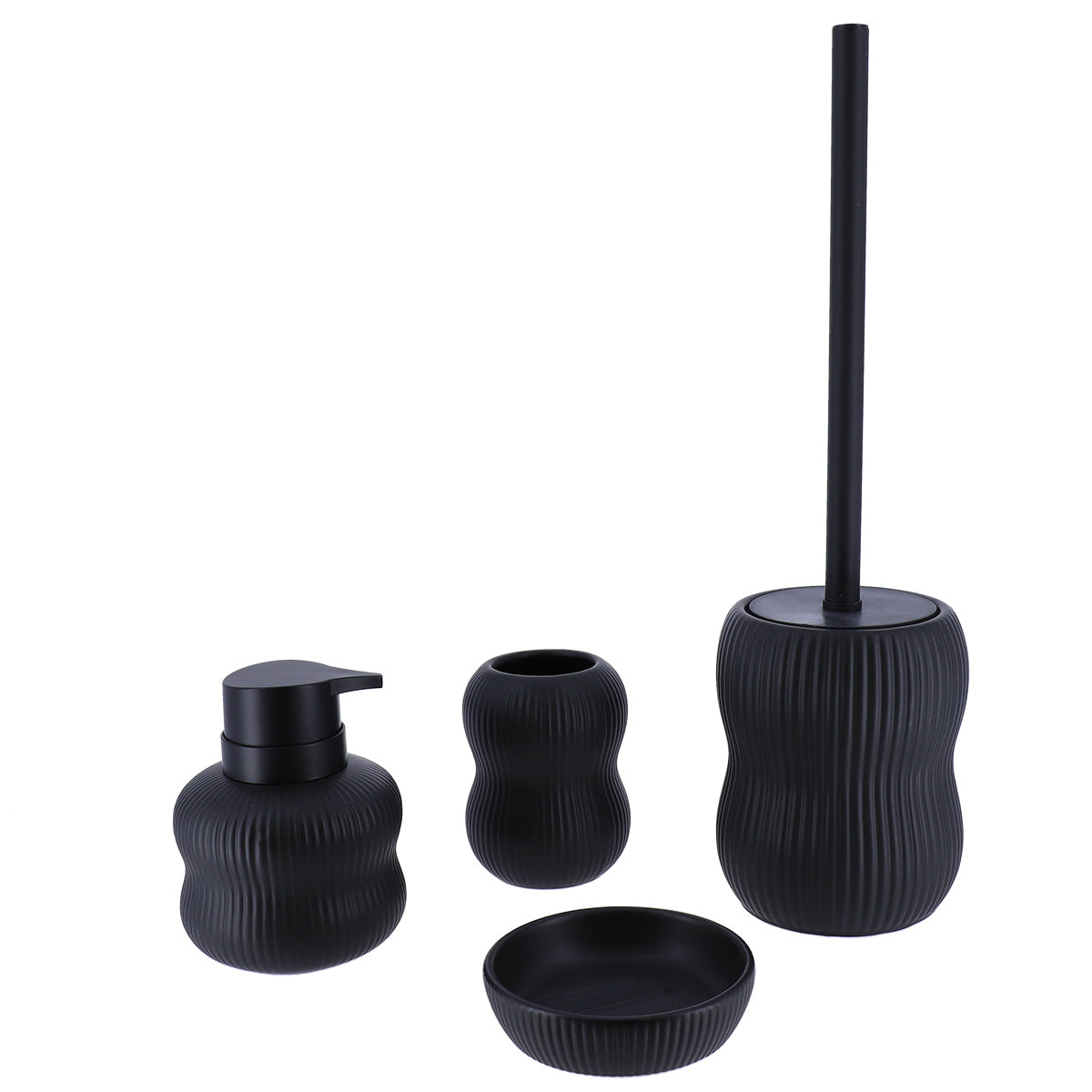 Pahar Rotund Bicolor din Ceramică - Negru