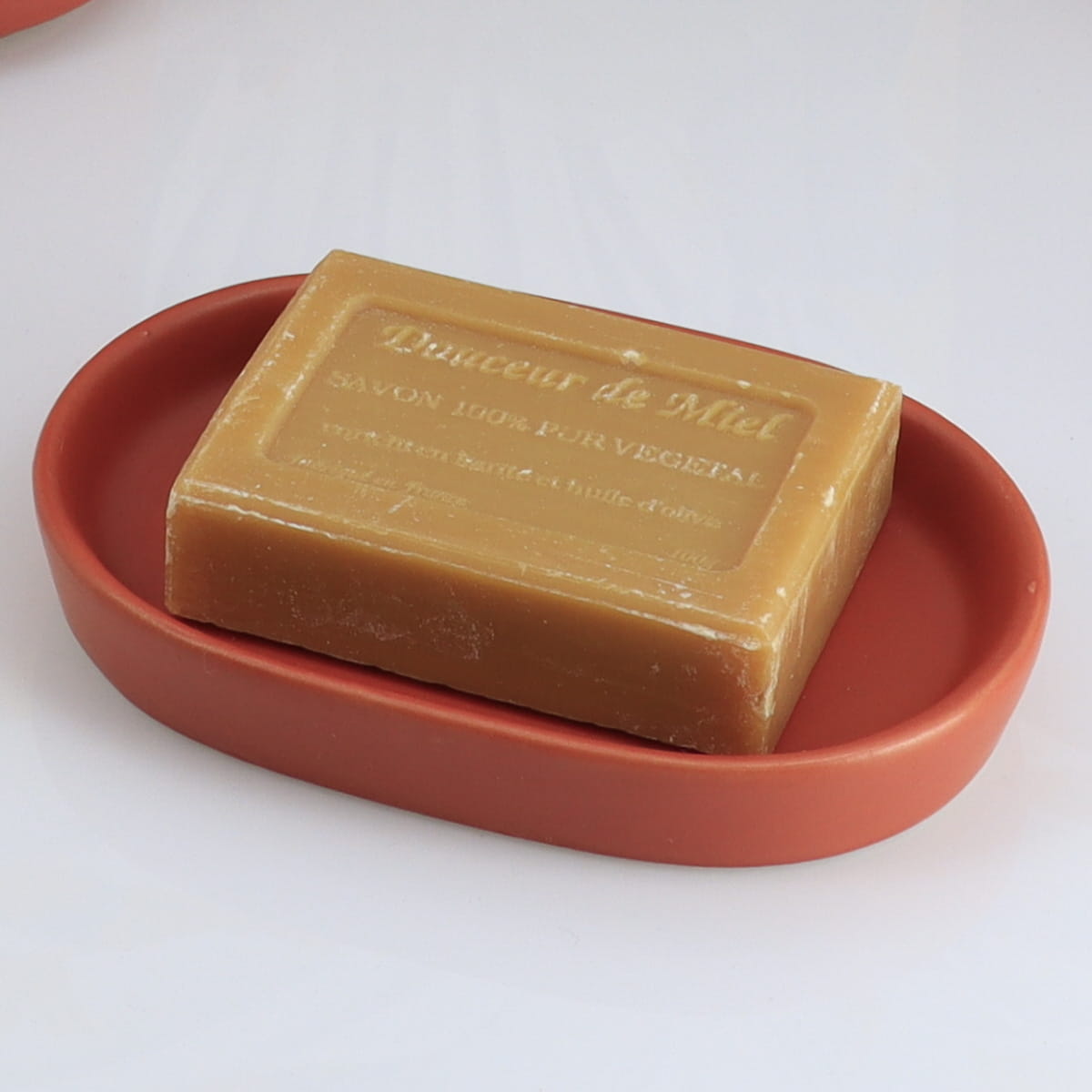 Farfurie Pentru Săpun din Gresie - Terracotta