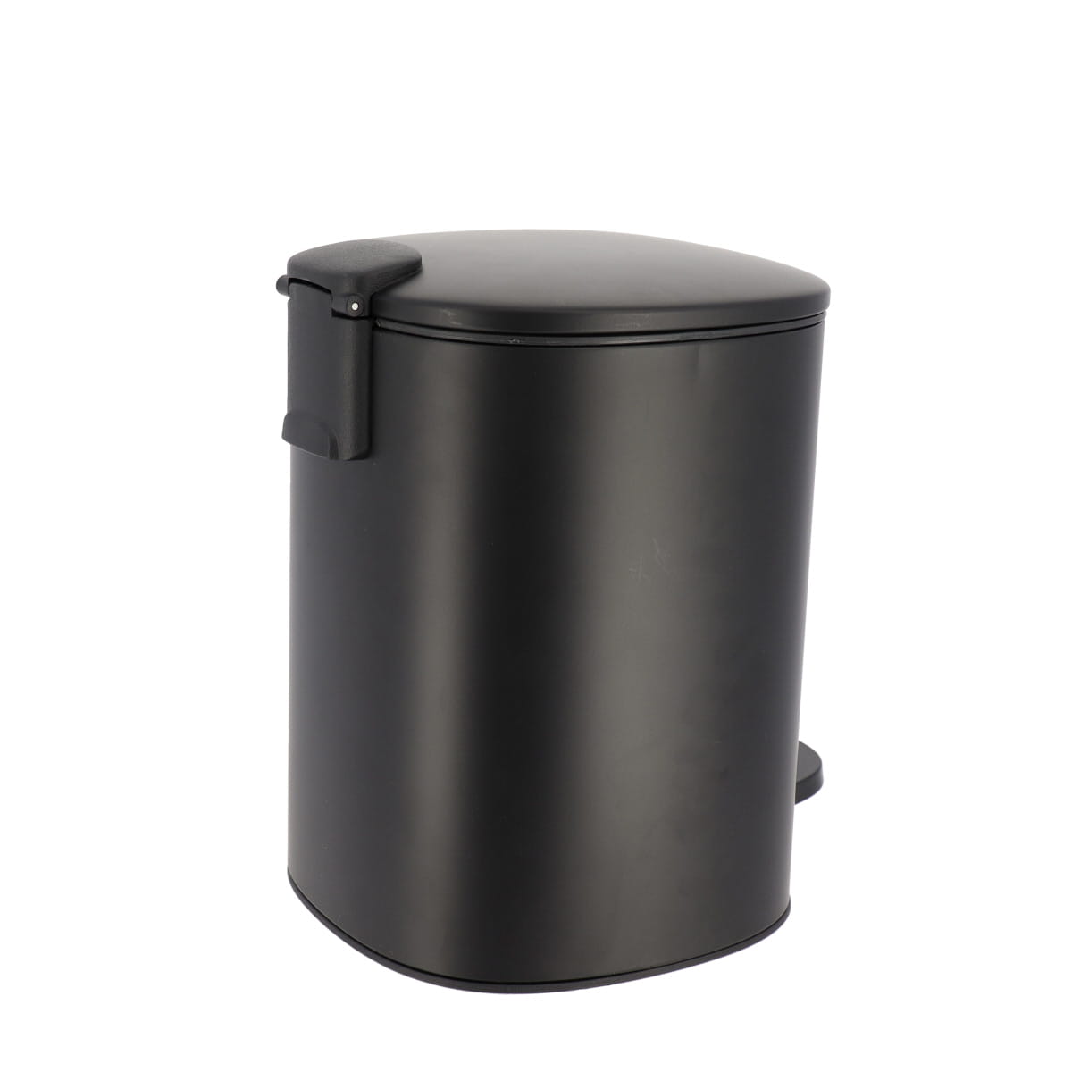 Coș De Gunoi Metalic Cu Închidere Lentă 5L - Negru