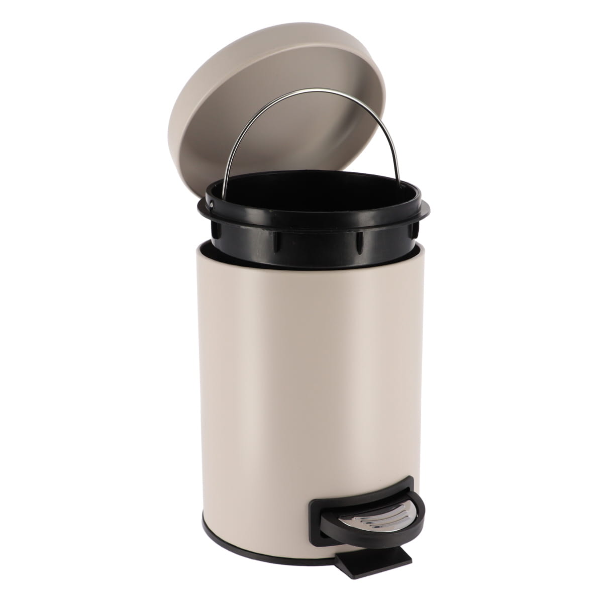 Coș De Gunoi Metalic Cu Închidere Lentă 3L - Taupe Mat