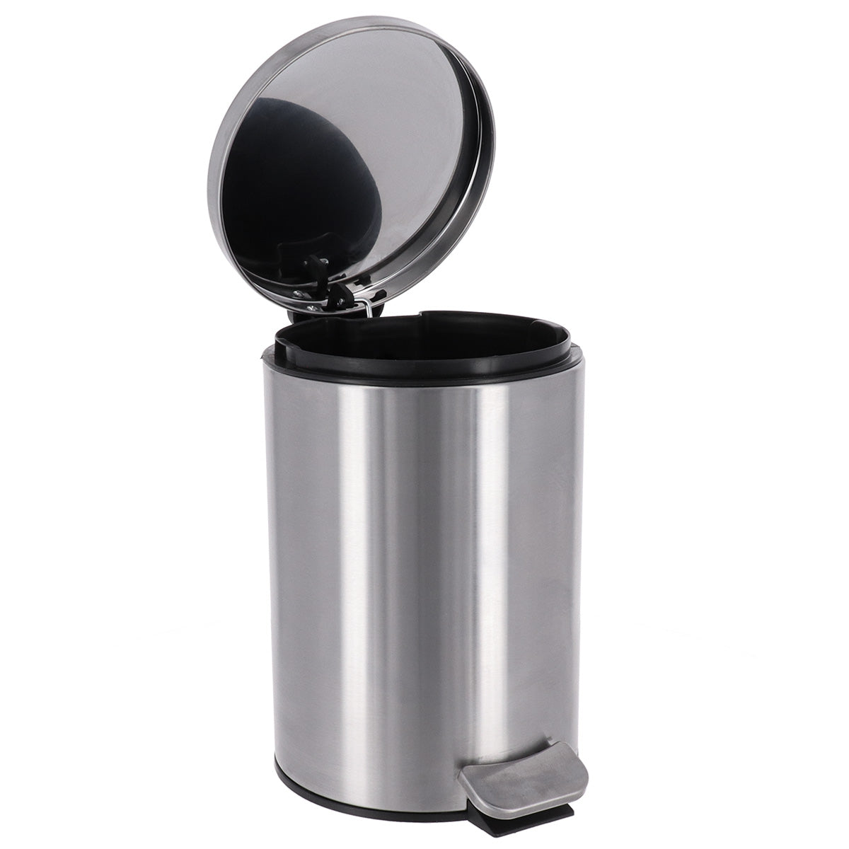 Coș De Gunoi Rotund Din Oțel Inoxidabil 3L - Crom