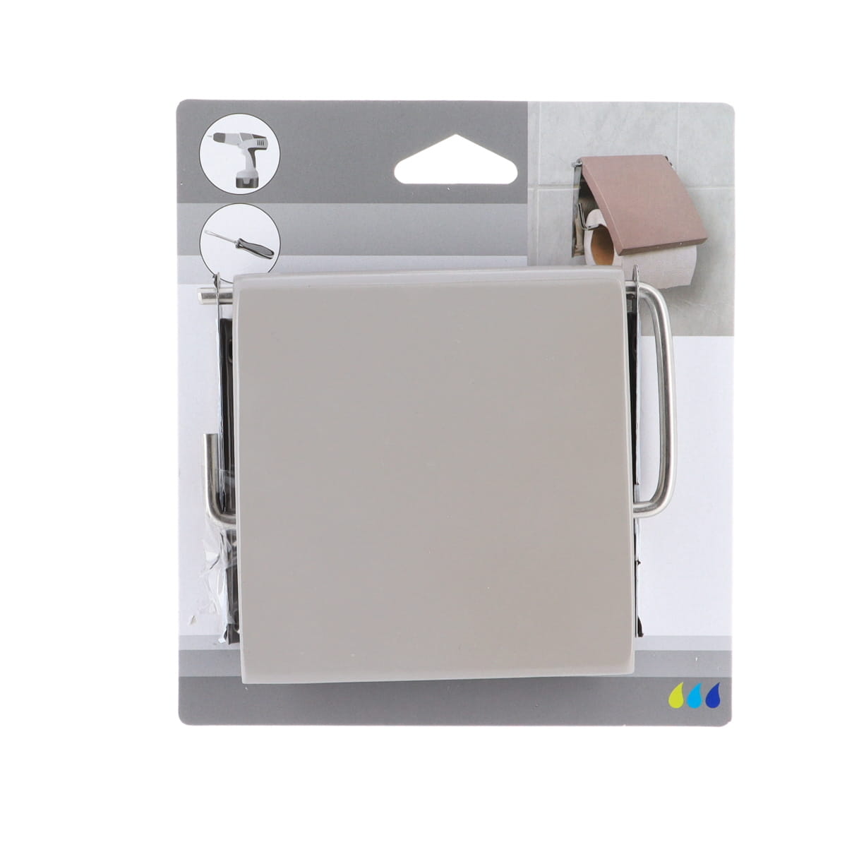 Dispenser Hârtie Igienică MDF - Taupe