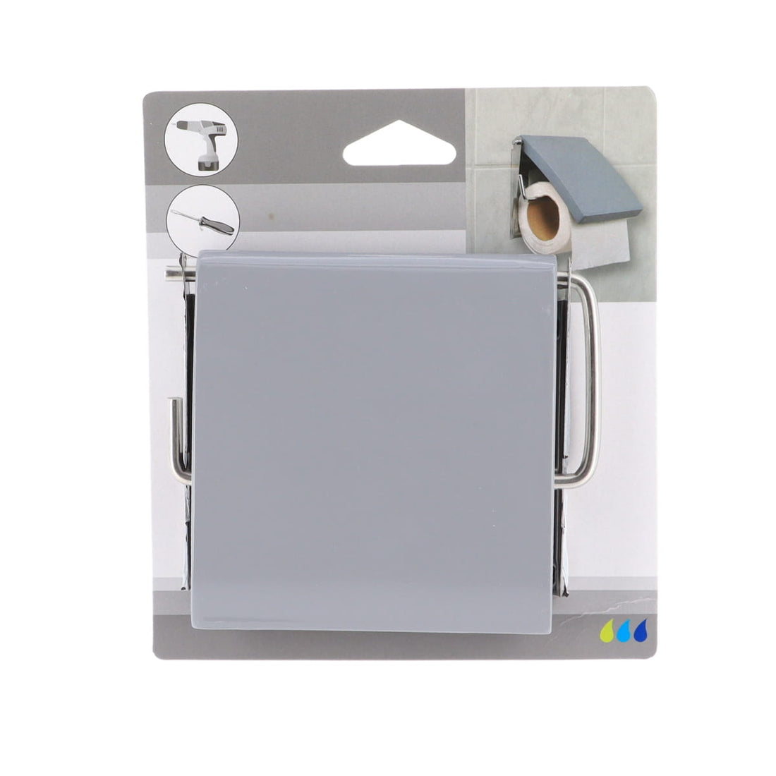 Dispenser Hârtie Igienică MDF - Gri