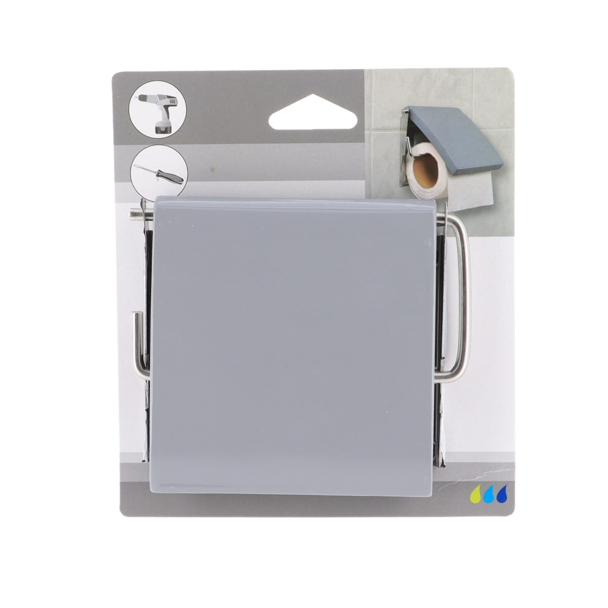 Dispenser Hârtie Igienică MDF - Gri