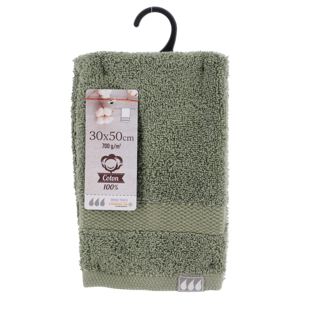 Prosop 30x50 cm 100% Bumbac - Khaki