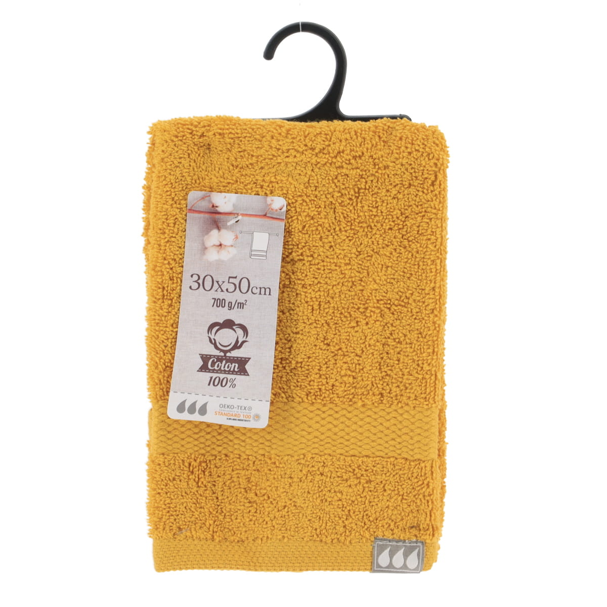 Prosop 30x50 cm 100% Bumbac - Mustard