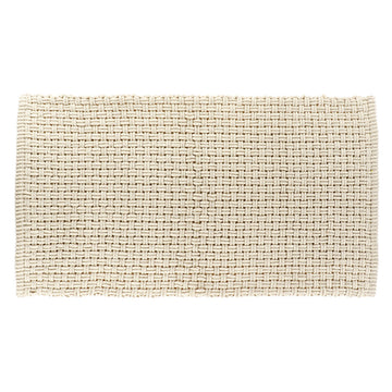 Covoraș Belem Microfibră/Bumbac 45x90 CM - Natural