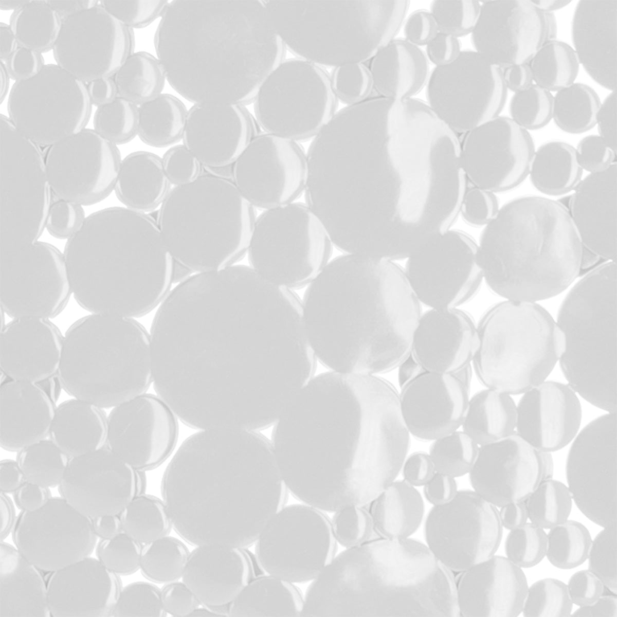 Covoraș de Baie din PVC 69x36 cm cu Bule - Alb