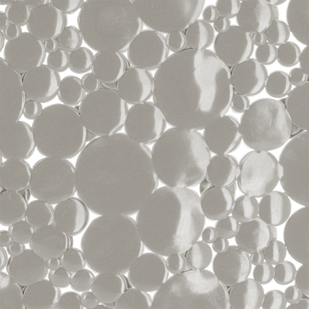 Covoraș de Baie din PVC 69x36 cm cu Bule - Taupe
