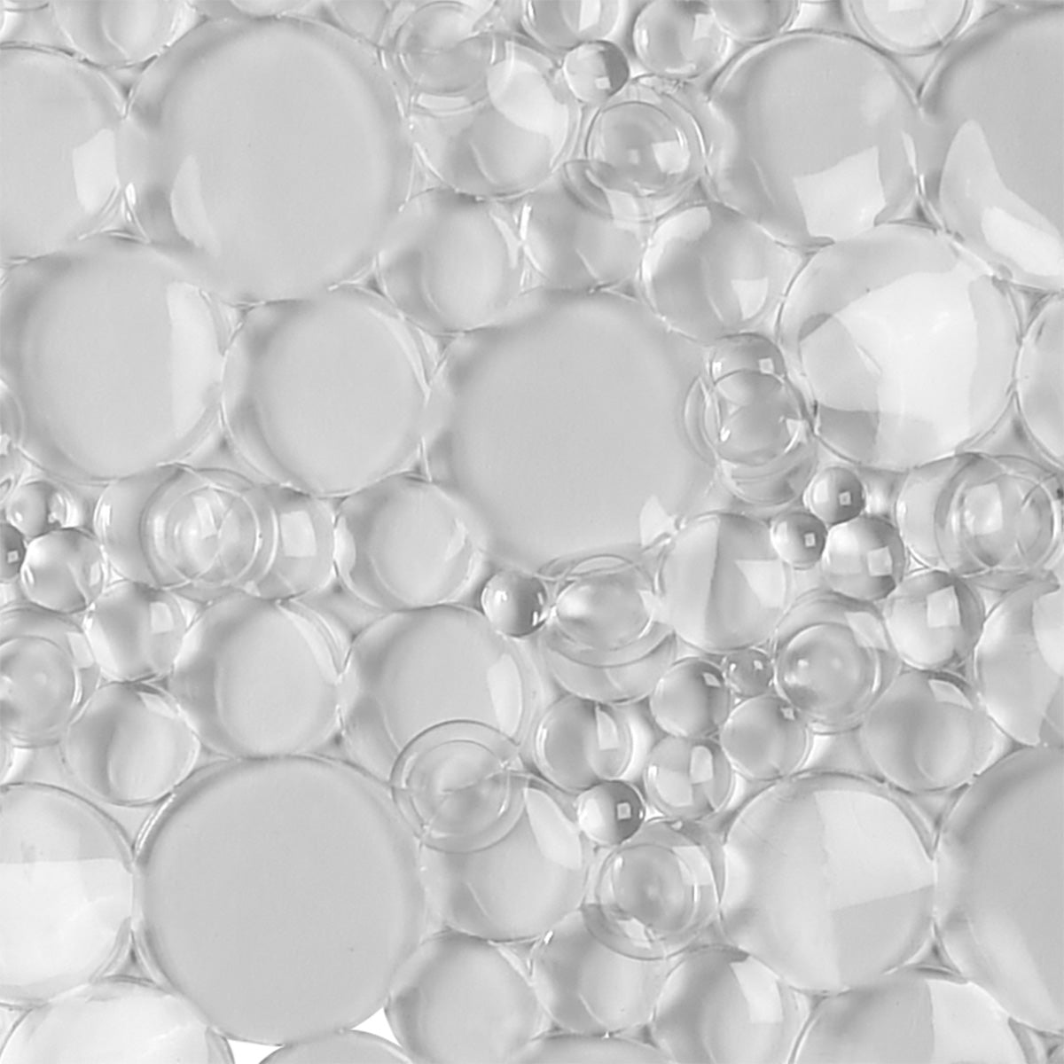 Covoraș de Baie din PVC 50x50 cm cu Bule - Transparent