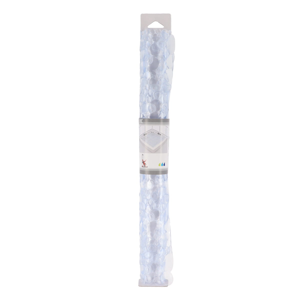 Covoraș de Baie din PVC 50x50 cm cu Bule - Transparent