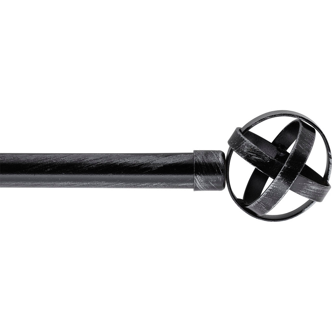 Galerie Extensibilă 120-210 CM Capri - Negru Argintiu