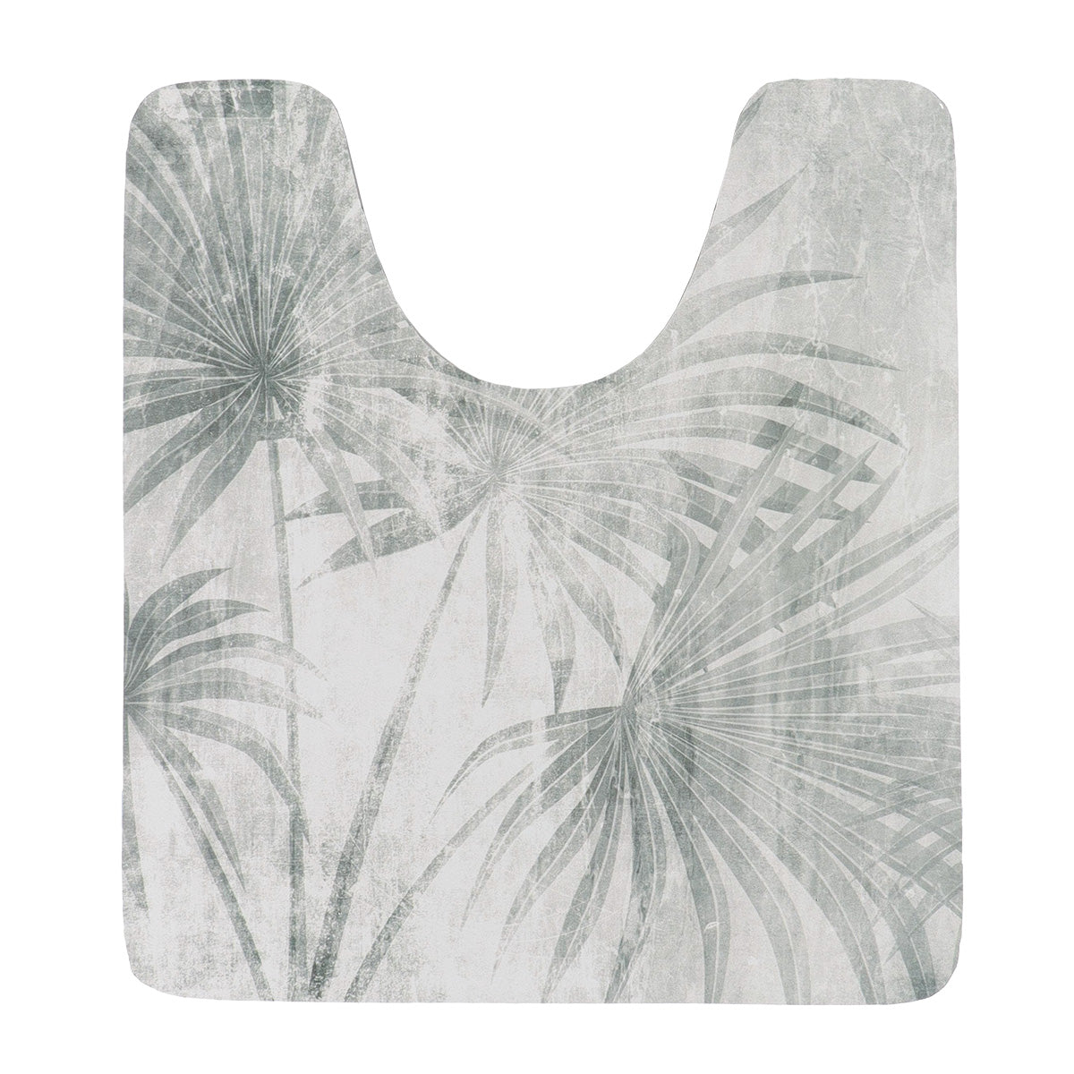 Covoraș Toaletă Oasis Urban 45x50 CM - Gri/Frunze