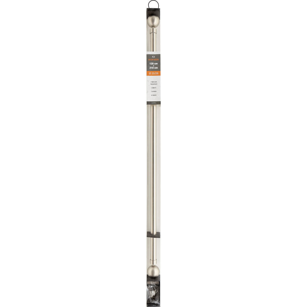 Galerie Extensibilă 210-380 CM Hera - Argintiu