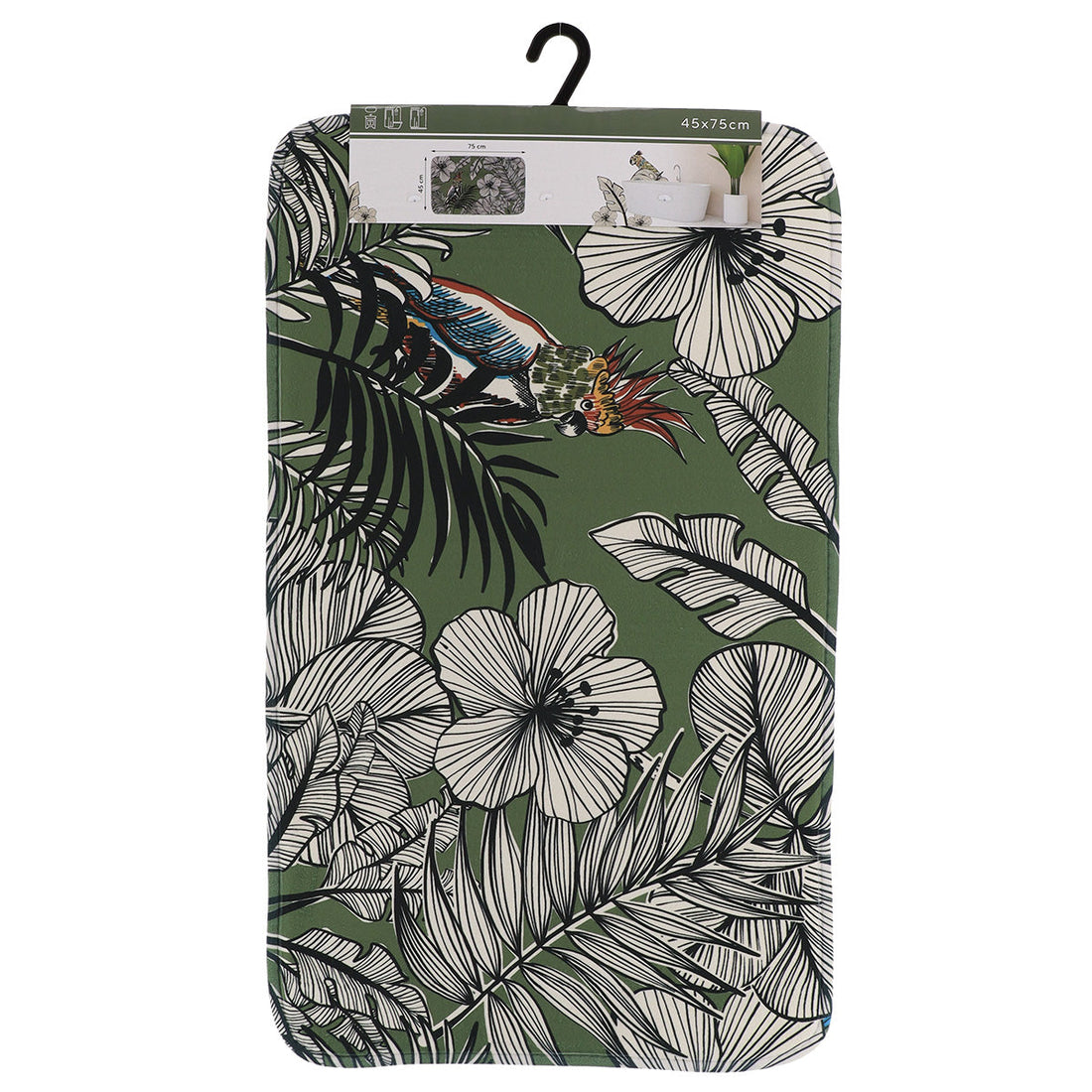 Covoraș Microfibră 45x75 Cm - Khaki Jungle Fever