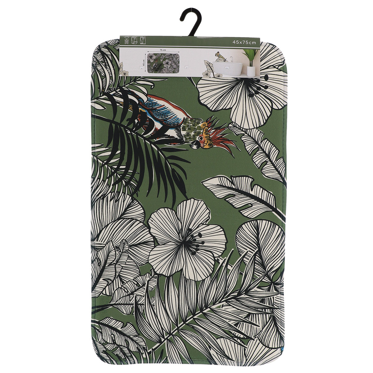 Covoraș Microfibră 45x75 Cm - Khaki Jungle Fever