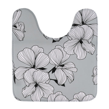 Covoraș Toaletă Microfibră 45x75 Cm - Grey Ecrin