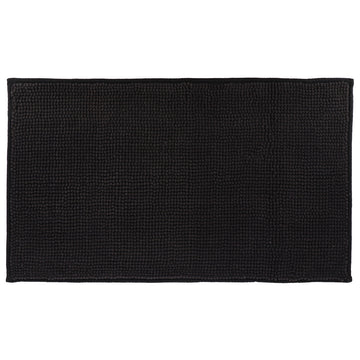 Covoraș Baie Microfibră 45x75 CM - Negru