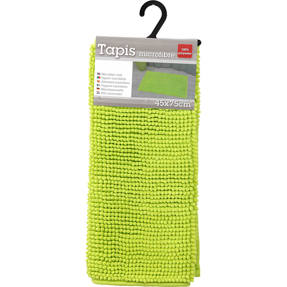 Covoraș Baie Microfibră 45x75 CM - Anis | Design Antiderapant