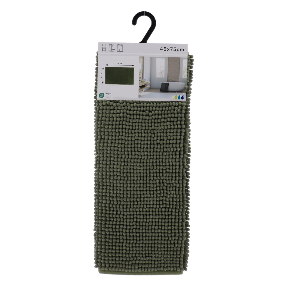 Covoraș Baie Microfibră 45x75 CM - Khaki