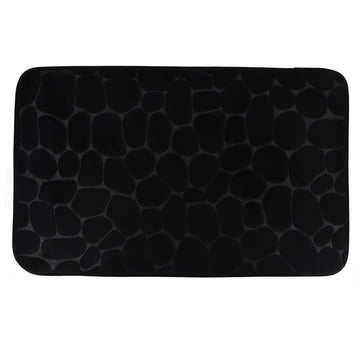 Covoraș Microfibră cu Spumă de Memorie 50x80 cm - Negru